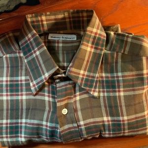 Mariano Rubinacci Flannel Shirt XL